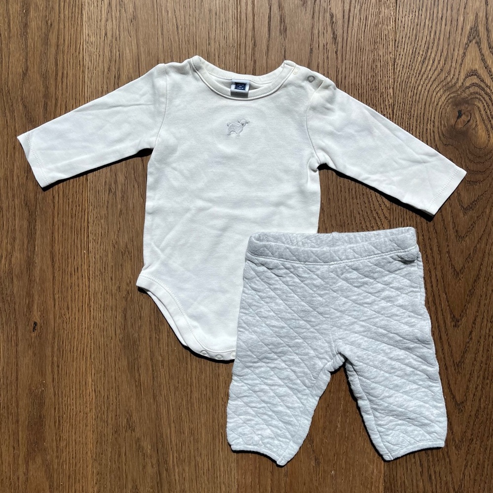 Janie and Jack onesie and pants